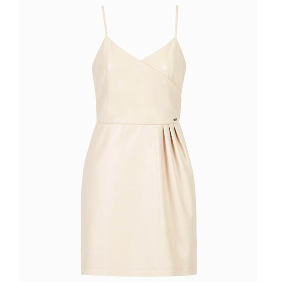 A/X Armani Exchange Dresses & Skirts - NWT • Armani Exchange • Women's Sleeveless Faux Leather Mini Dress • Size 10 • 😍